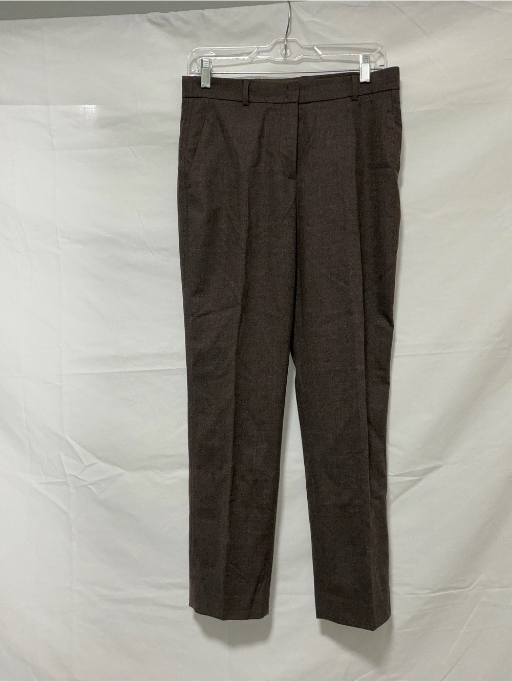 Akris Brown Tailored Straight-Leg Trousers